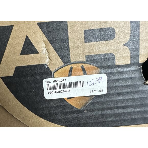 Ariat Women’s Round Up X Toe Western Cowboy Boots Size 9B Wicker Brown 10016352 - Picture 11 of 11